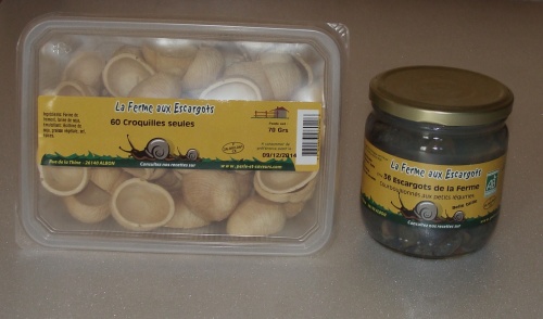Escargots et croquilles