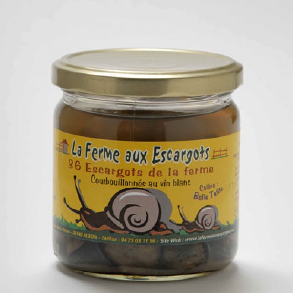 Verrine de 36 escargots