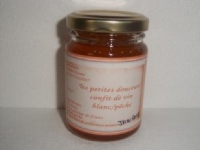 Confit vin pêche