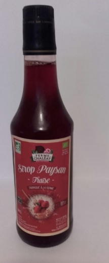 Sirop de fraises
